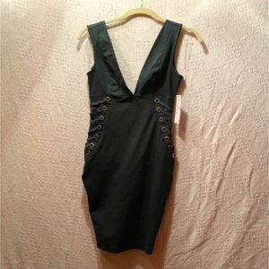 Iris Los Angels Dark Green Dress